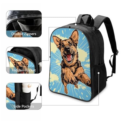 Cartable garçon German Shepherd robuste pour stopper l'usure prématurée - 3