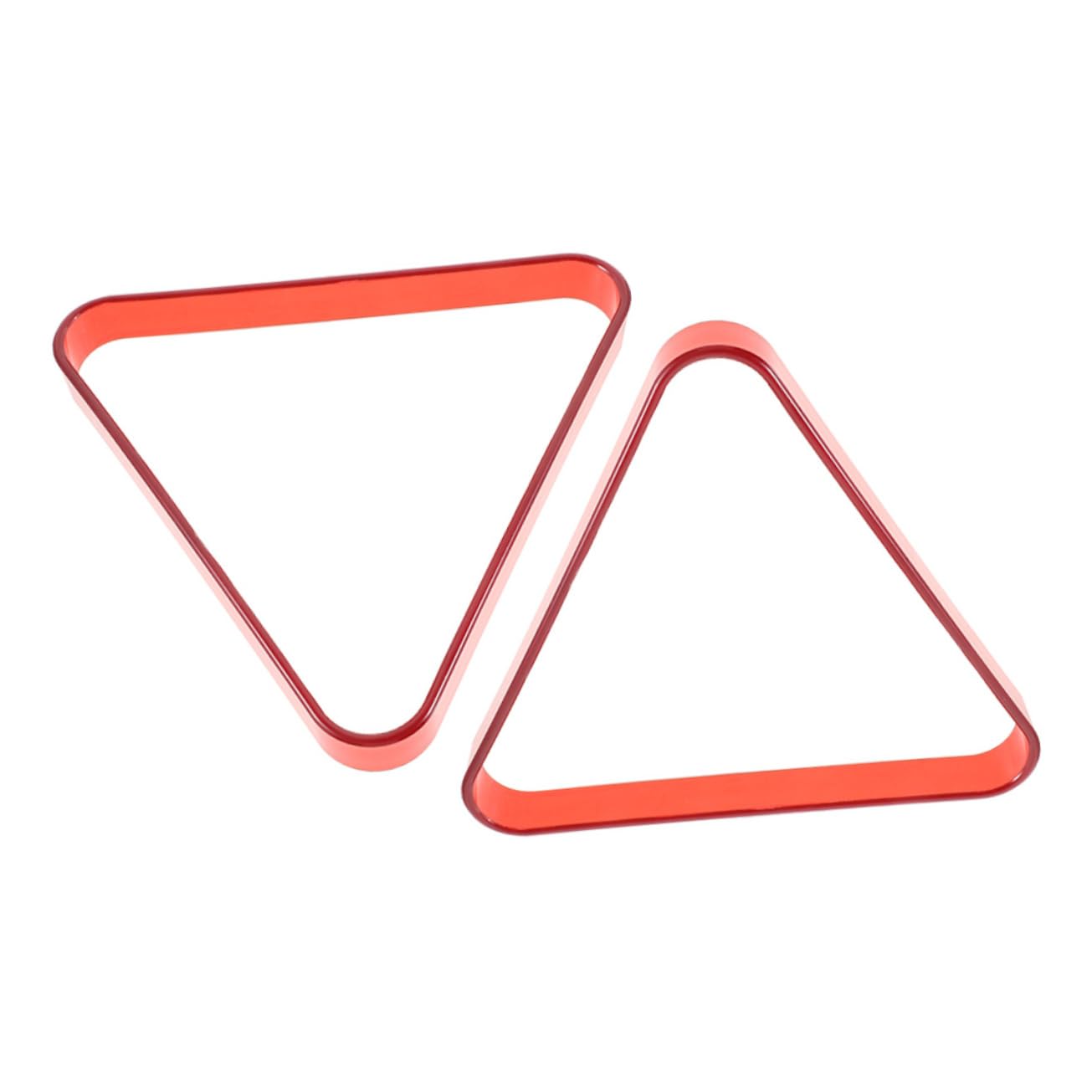 ibasenice Billiard Ball Rack Sheet Rack Billiard 2pcs Tripod Plastic Frame for Pool Balls