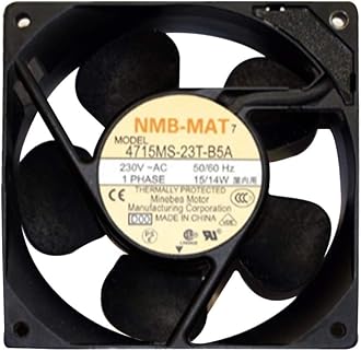 NMB-MAT Fan 4715MS-23T-B5A Computer Blower Cooling Fan AC 230V 15/14W 120 120 38mm 2900RPM 50/60HZ Emerson Frequency Converter Fans