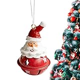 Relojes de árbol para Navidad | Fabricación de joyas, decoraciones de árbol de Navidad con correas perforadas | Padre muñeco de nieve reno