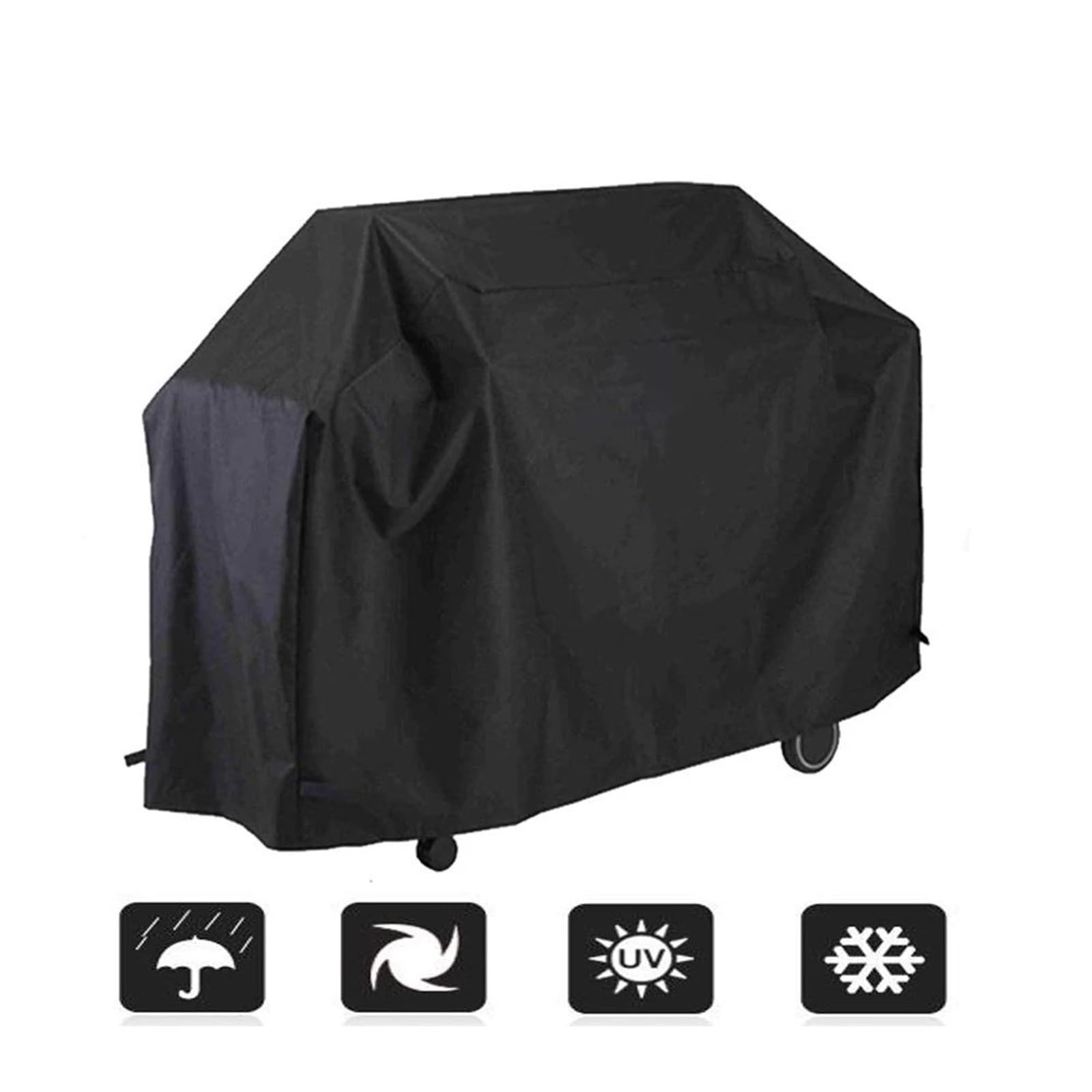 Funda Barbacoa Exterior Impermeable Cubierta For Parrilla De Barbacoa, Resistente, For Exteriores, Oxford, For Ahumador(170x61x117cm)