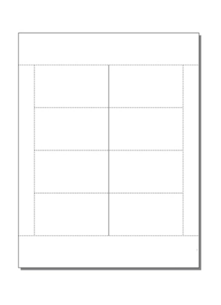 Amazon.com : Print-Ready Folding Business Card (Side-Folded, 3-1/2