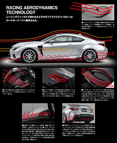 Amazon.co.jp: TOM'S LEXUS RC-F USC10 リヤバンパーサイド