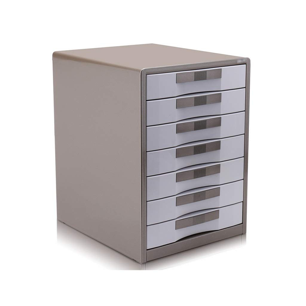 Flat File Cabinet, Drawer Organizer 7-Layers Lockable Aluminum Alloy (303541cm) (Color : B1)