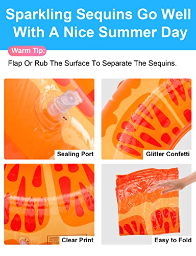 Pukitt 3 anelli da nuoto gonfiabili con pittura a