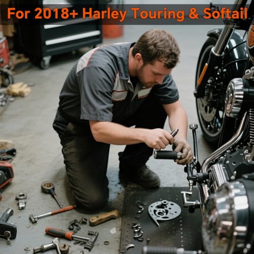 Image of Neutral Gear Shift Assist Kit for Harley-Davidson Touring (2017+) & Softail (2018+) Models - Easy Shift into Neutral for Road King, Road Glide, Street Glide, Fat Bob, Heritage Slim