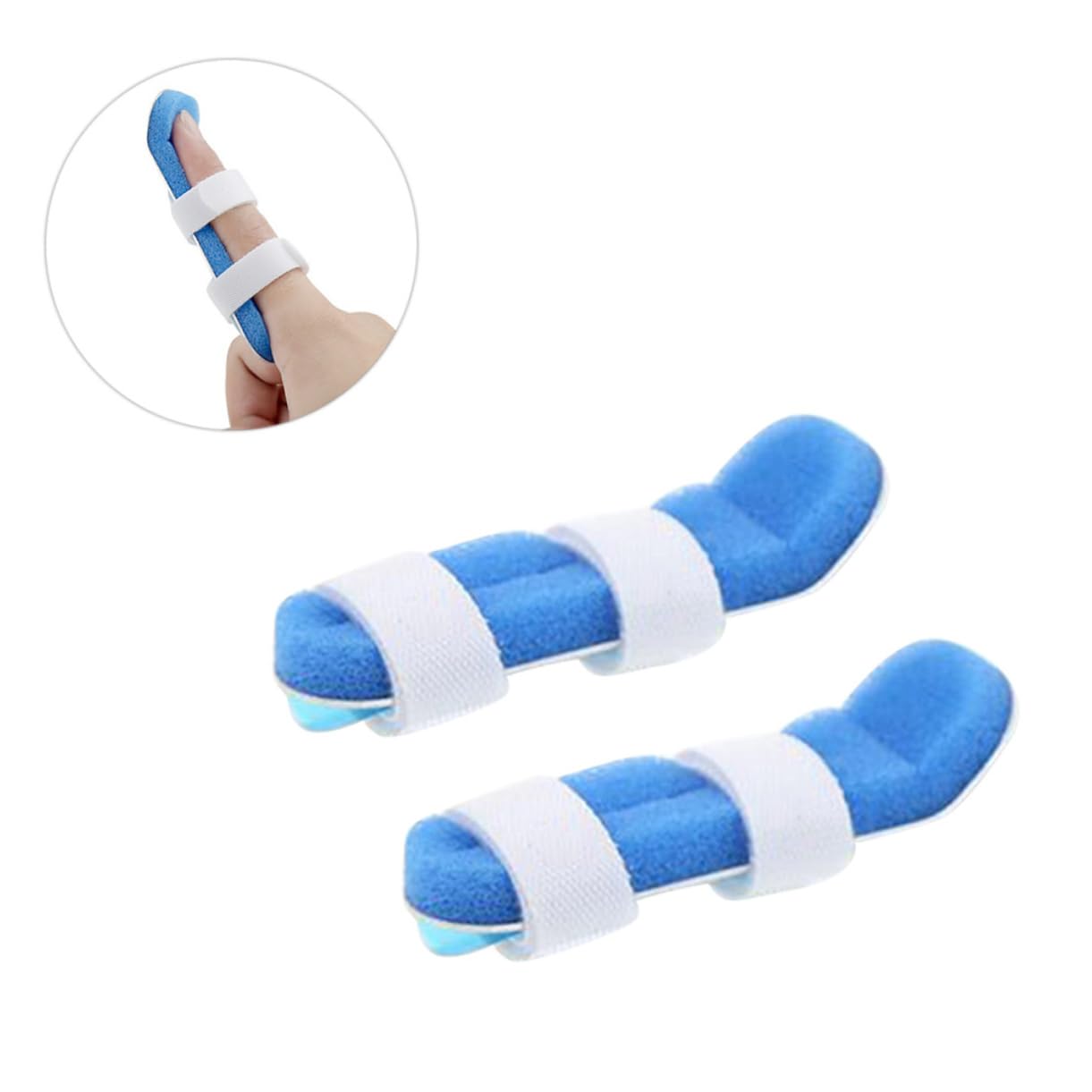 Beavorty 2pcs Splints Thumb Splint for Thumb Splints for Fingers Thumb Protector Retainer Extension Brace Thumb Supports Broken Splint Straightening Brace Blue