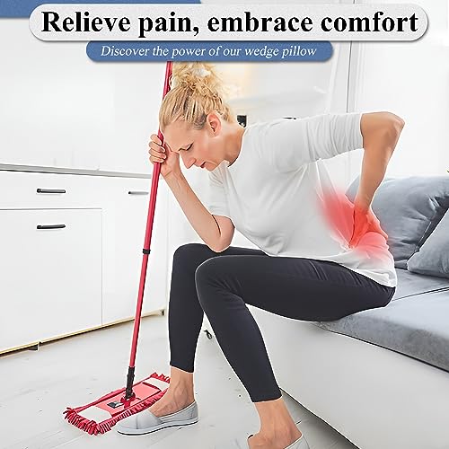 Axelrod 4Pcs Orthopedic Bed Wedge Pillow Set, Post Surgery Foam For Back thumb #5