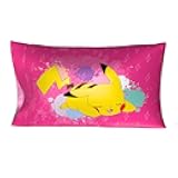 Collectibles Pokemon Girl Anime Beauty Silky Satin Standard Reversible Pillowcase Cover 20x30 for Hair and Skin, (Official Licensed Product)