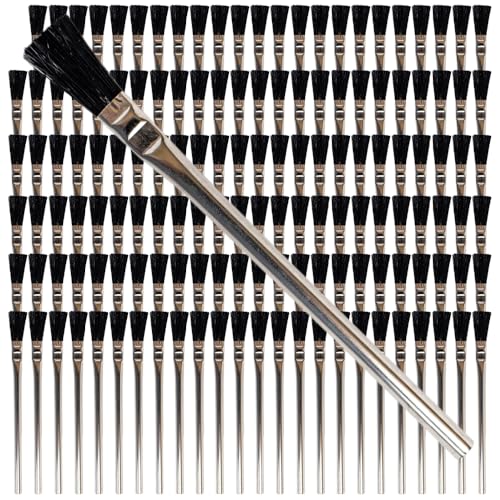 Pro Grade - Acid Brushes - 144 Count 3/8 Boar Hair Acid Flux Brushes