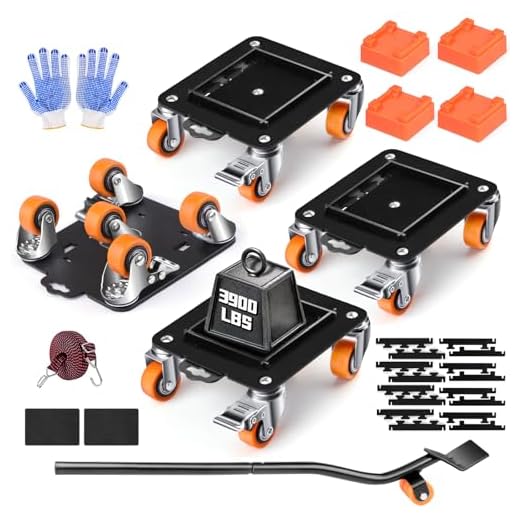 5-Wheel Heavy Duty Furniture Movers Dolly