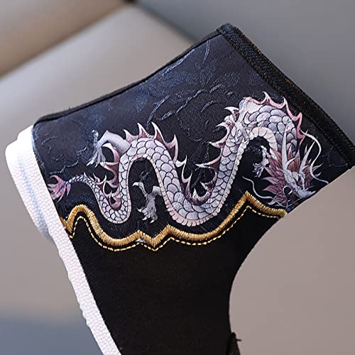 Cotton Boots For Boys Cloth Shoes Children Embroidered Shoes Boys Hanfu Shoes Boots 5 Toddler Boots3
