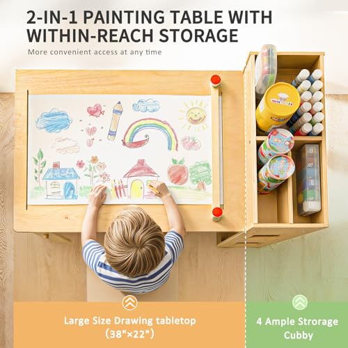 Image of WINGYZ Kids Art Table and Chairs