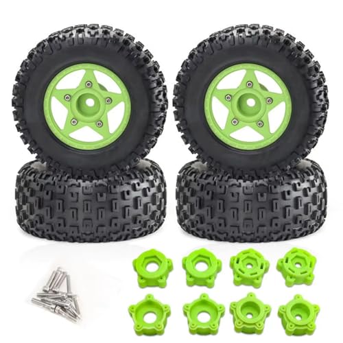 RC�^�C���Z�b�g For Traxxas For Slash For Arrma For Senton For Vkar SCTX10 For HPI 1/8 1/10�p 4�� 109mm �V���[�g�R�[�X�g���b�N�^�C�� 12mm 14mm 17mm�z�C�[��