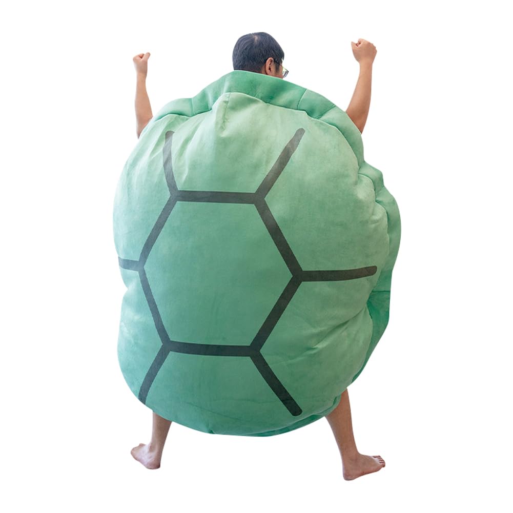 Photo 1 of SEAHOME Wearable Turtle Shell Pillows?Turtle Plush Pillow Stuffed Animal Costume for Kids Adults ? Plush Toy Funny Dress Up Creative Gifts (Green, 43 inch) 43inch Green