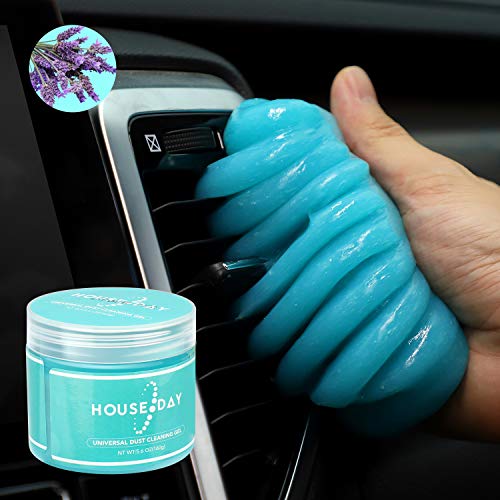 Cleaning Gel for Car Detailing Putty Auto Cleaning Putty Auto Detailing Gel Detail Tools Car Interior Cleaner Universal Dust Removal Gel Vent Cleaner Keyboard Cleaner for Laptop,Car Vents (1pc Blue)