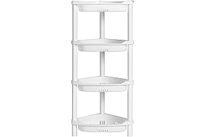 ELYKEN 4 Tier Shower Caddy Organizer Shelf Corner