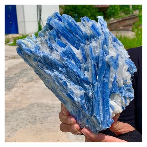 Cyanite Bleue et Cristal de Quartz Brut 80-100g pour Lithothérapie - 5