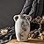 PORCER Ceramic Vase, 9.84 Inch Terracotta Vase with Handles, Boho Decor Decorative Vase, Rustic Vase for Home Decor, Farmhouse, Living Room, Table - Gray
