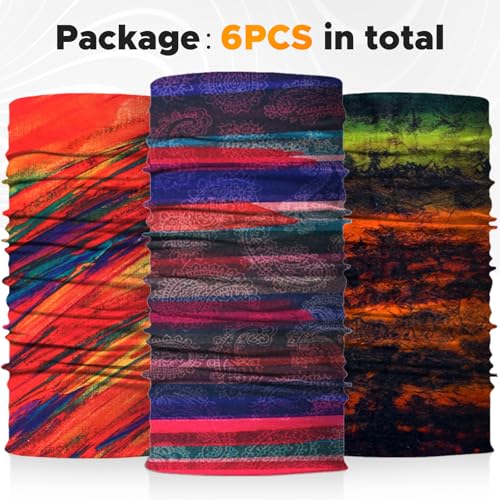 Image of JOEYOUNG Headwear, Bandana, Neck Gaiter Head Wrap Headband Balaclava Magic Scarf