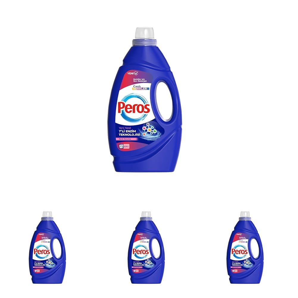 PEROS 2,31 L Sıvı Çamaşır Deterjanı Renkliler (4 paketi)