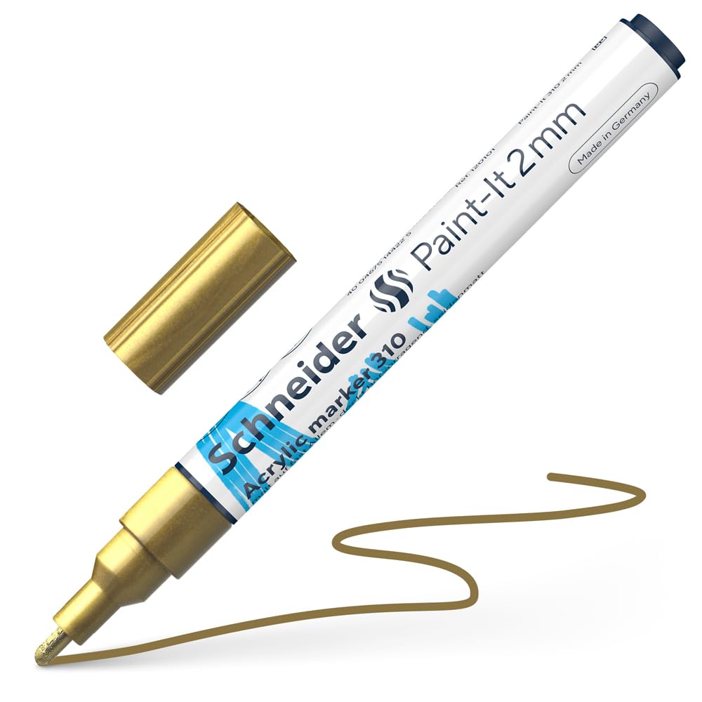SCHNEIDER 310 AKRİLİK MARKER 2MM ALTIN-120153