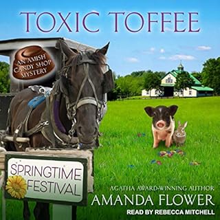 Toxic Toffee Audiolibro Por Amanda Flower arte de portada