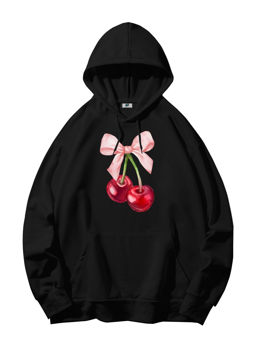 sxv style SXV 'Cherry Bow’ Printed Cool Aesthetic Sweatshirt Hoodie-picture-40