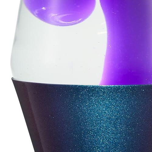 Image of Lava The Original Lamp - 14.5 inch Black Iris - Classic Liquid Motion Lamp - Purple Wax and Clear Liquid - Item #2425 (Amazon Exclusive)