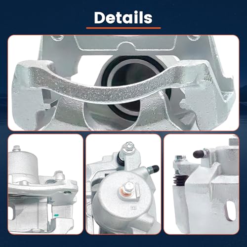 Image of 2 Pcs Front Brake Calipers w /Bracket Fit for 2004-2012 Chevrolet Malibu, 2005-2010 Pontiac G6 Solstice, 2007-2009 Saturn Aura Sky, Disc Brake Caliper Replace for 18B4910A 18B4911A