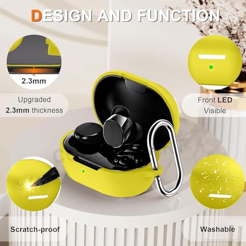 Image of Soft Silicone Case Cover for Bosee New QuietComfort (2024) -Yellow