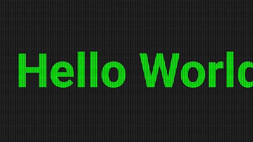 LED Scrolling Sign - LED banner scrolling text LED Signboard