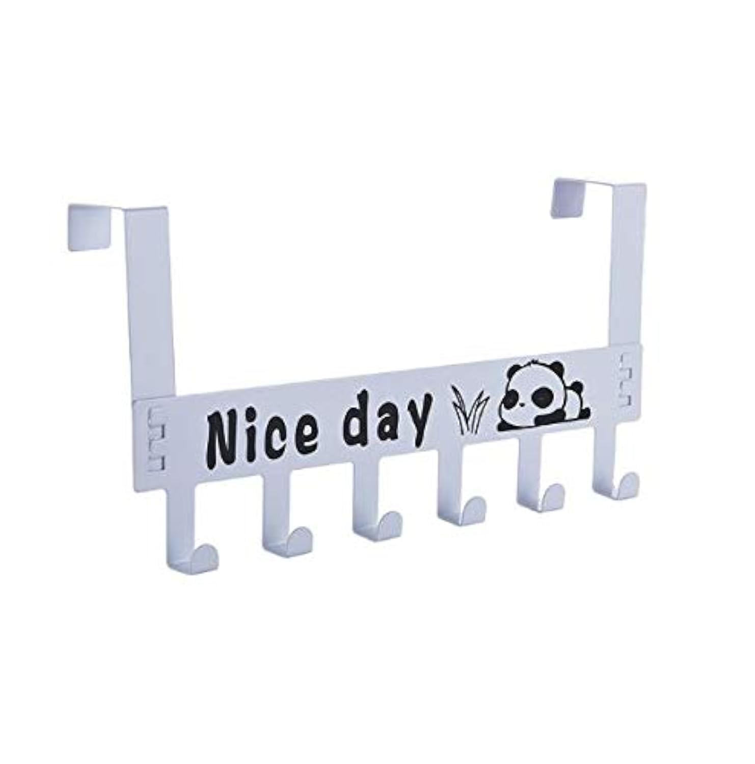 SYGA 6 Hooks Hanger Over The Door Hook Hanger(Black) — Amazon image 9