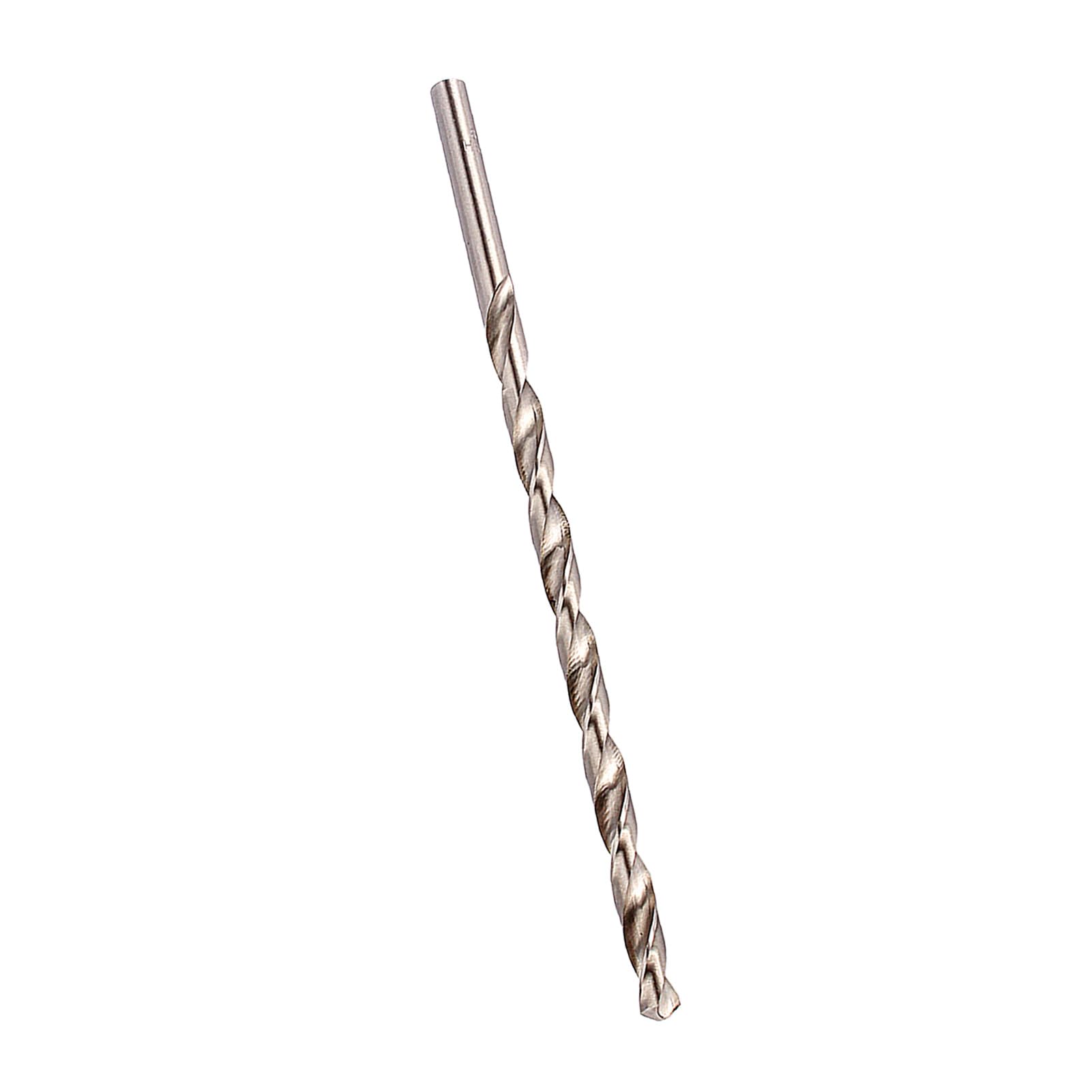 Ausla Wiertło Kręte HSS 8mm x 200mm, Długie Wiertło Ślimakowe z Chwytem Prostym do Drewna, Aluminium i Tworzyw Sztucznych