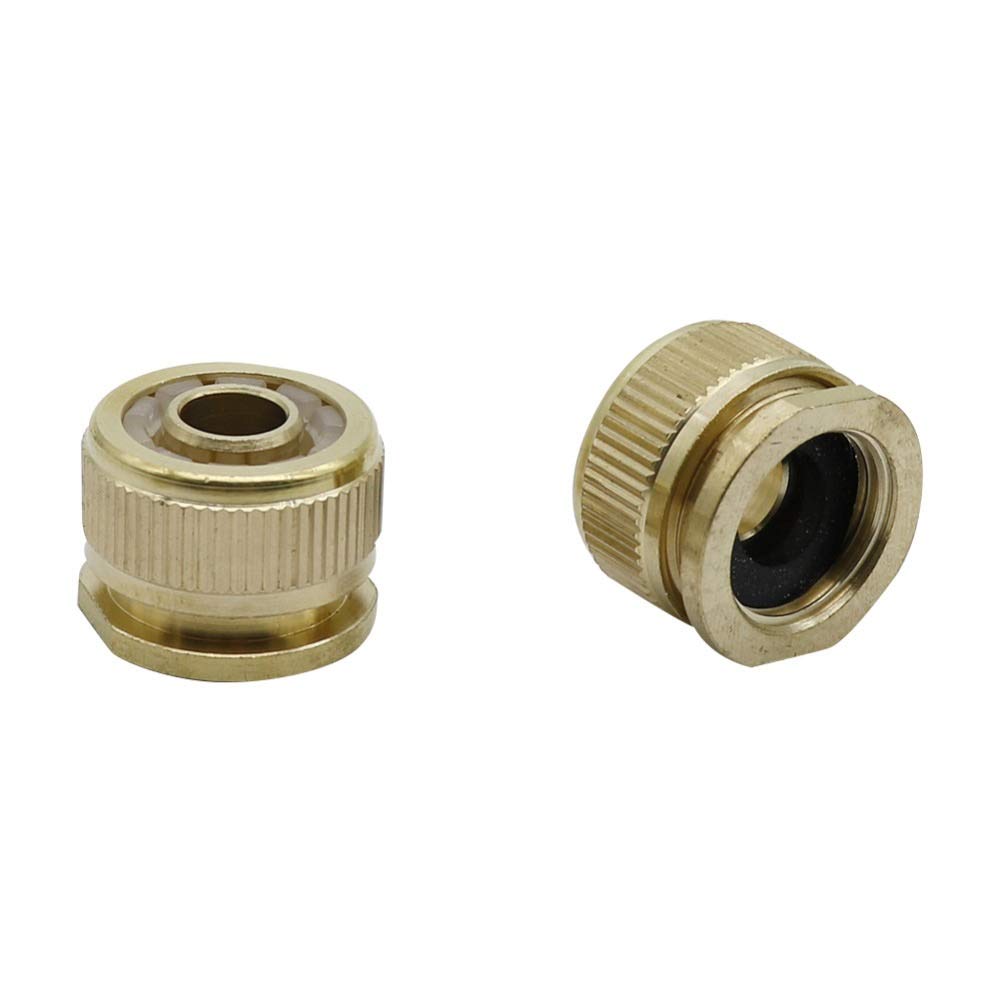 Connettore del Gomito del Tubo 1/2" Tubo for innaffiare connettore rapido in Ottone Lavatrice connettore Standard irrigazione Goccia a Goccia 'Acqua del Tubo Flessibile Adattatore 20 Pz