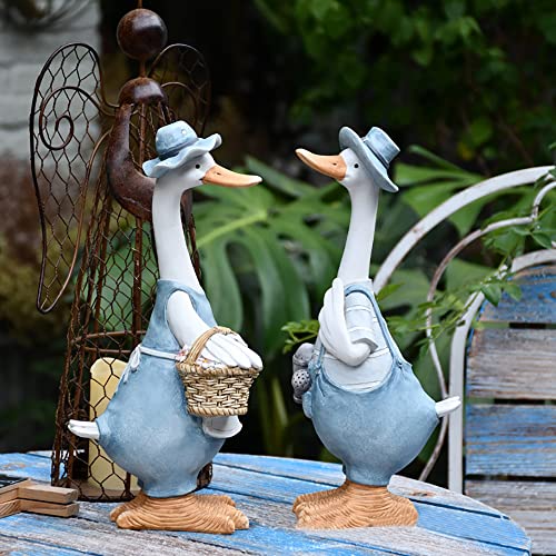 KGADRX Resin Duck Ornaments Artificial Duck Garden Sculpture Animal Statue Decoration Simulation Pond Decor Landscape Crafts - Image 3