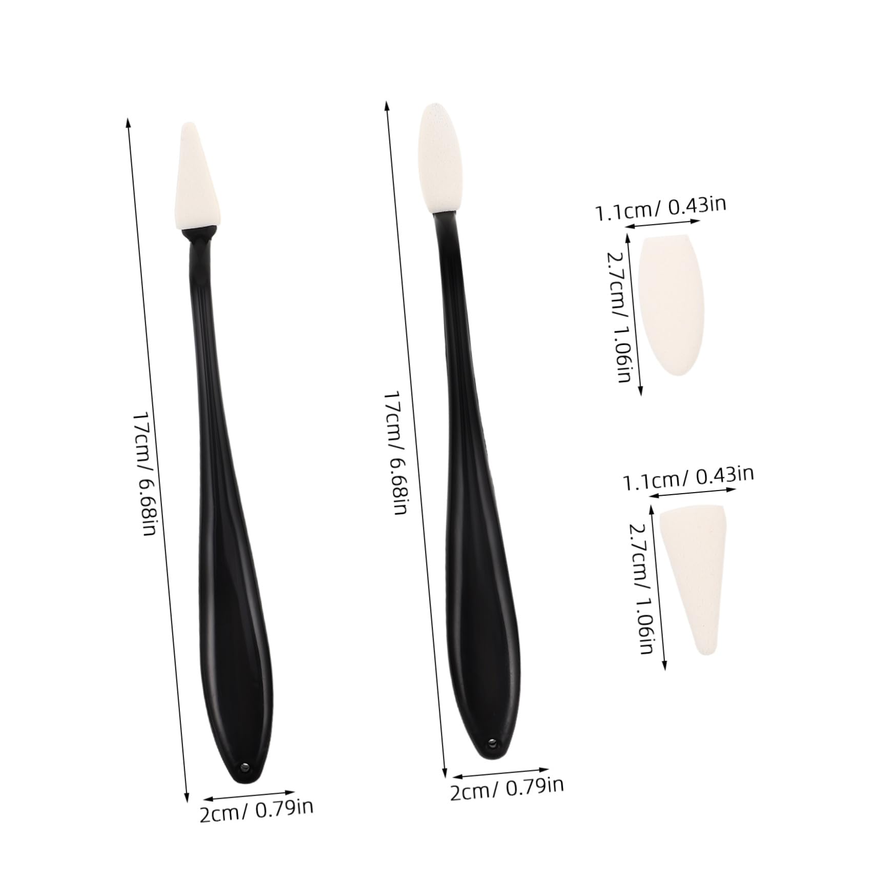 VILLCASE Student Friendly Sketch Eraser Black Highlighter Art Blending Pencils Paper Blender Sticks Drawing Eraser Sponge