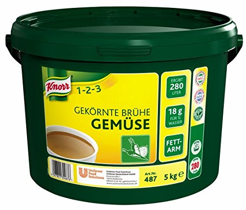 Knorr Gekörnte Brühe Gemüse 5 kg, 1er Pack (1 x 5 kg)
