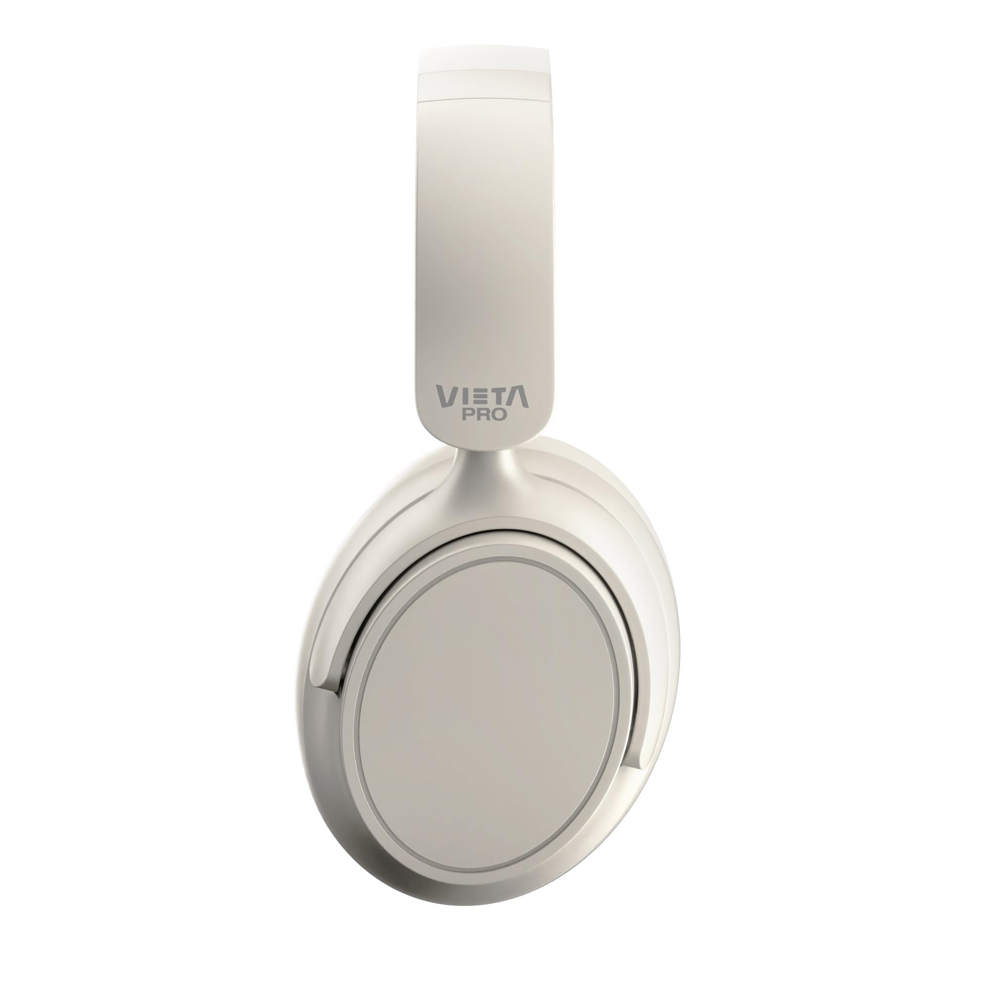 Vieta Pro Cuffie wireless con Bluetooth 5.4, controllo touch e vivavoce. Caschi con microfono e batteria lunga durata 20 ore. Cuffie impermeabili con scatola di ricarica | Squid Bianco