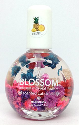 Blue Cross - Blossom - Cuticle Oil with Real Flowers 1fl.oz -Pick Your own Scent (Pineapple 1 fl.oz)