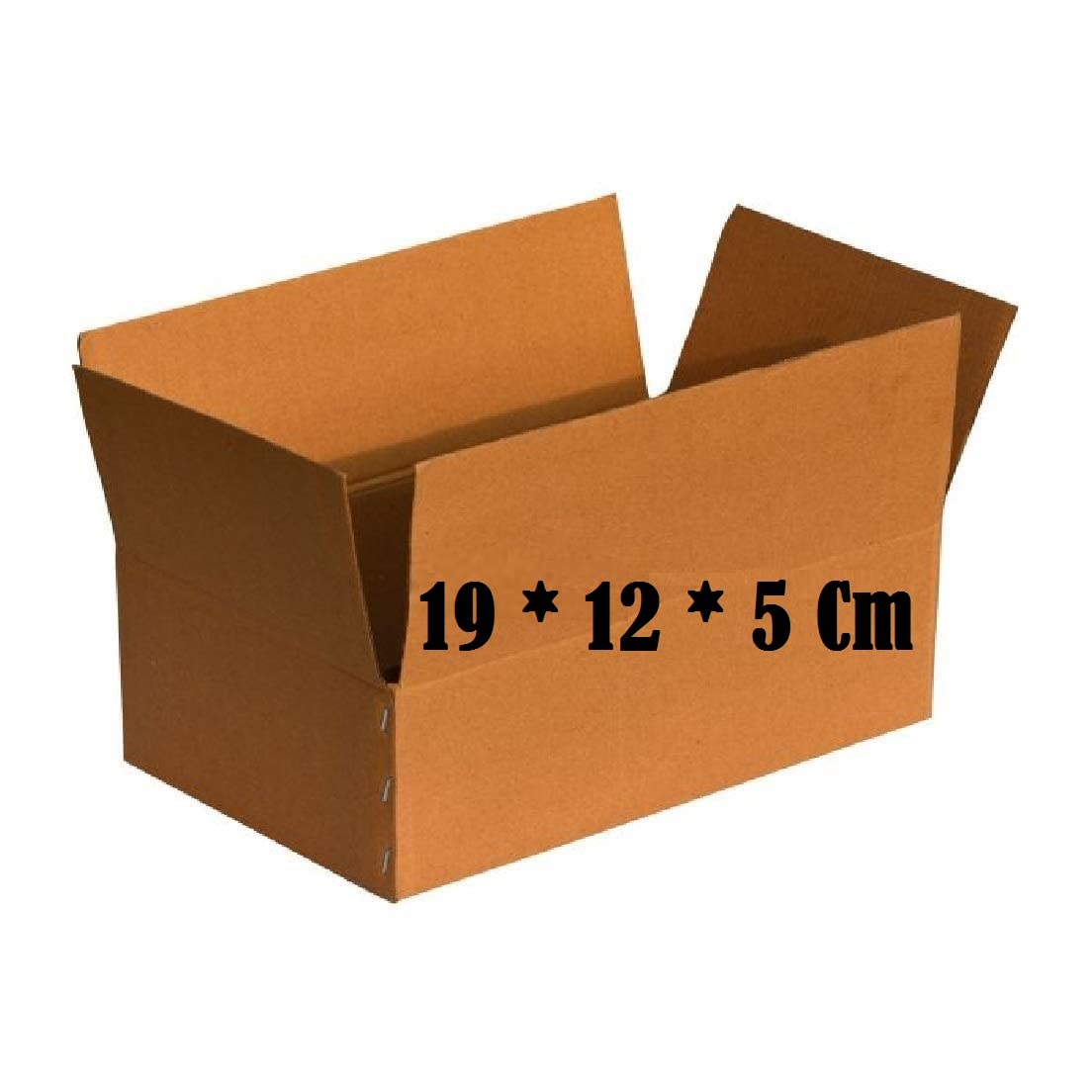 NETXE Packaging Corrugated Packing 3 Ply Box,packing boxes for courier,shipping,packing,gifting box for small business, Brown (19 x 12 x 5 cm) (Pack Of 25)