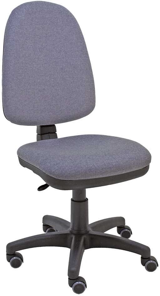 La Silla de Claudia - Silla giratoria de Escritorio Torino para oficinas y hogares ergonómica con Ruedas de parquet (Gris Oscuro)
