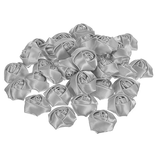 PATIKIL 1.6" Satin Ribbon Roses