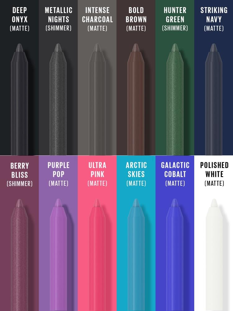Maybelline New York Tattoo Liner Gel Pencil, Deep Onyx, Matita Occhi in Gel, Colore Intenso, Tenuta 36H