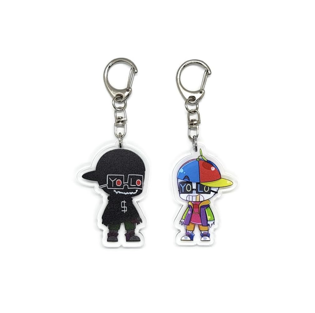 EBTY DREAMSInc. - Set of 2 Undertale Sans Acrylic Keychain v1