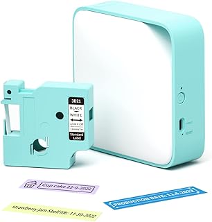 Vixic Label Maker Machine D1600 Label Maker Bluetooth Label Printer Sticker Maker for Phone Labeler Machine with Multiple Templates for Home, Office, School, Storage, Kitchen, Gift Labeling