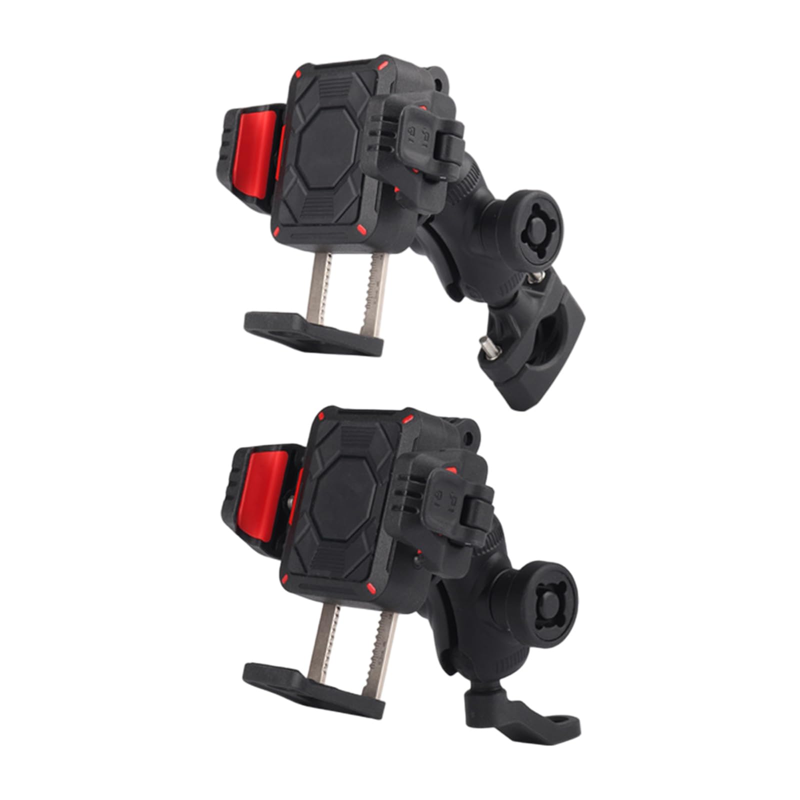 Supporto ergonomico per telefono da moto, resistente agli urti, con protezione antifurto, per telefoni da 64 mm a 90 mm di larghezza