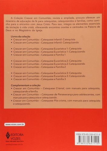 Crescer em Comunhão Catequese Eucarística vol. 3 catequizando: Catequese Eucarística - Livro do Cate