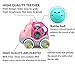 ZHFUYS Rattle & Roll Car,2 Pack Soft Rubber Rattle car 4.5 inch Cute Infant Hand Push Toy car (2 Pack-02)