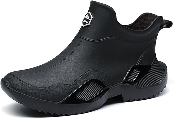 Rain Boots Men Waterproof Garden Boots Outdoor Rain Shoes